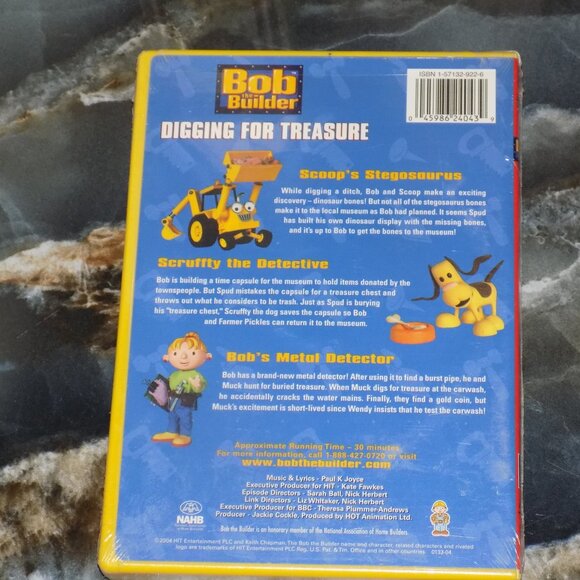 Bob the Builder - Digging for Treasure (DVD, 2006) NEW - Picture 3 of 3